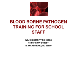 blood borne pathogen training for school staff