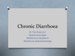Chronic Diarrhoea