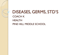 DISEASES GERMS STDS PPx