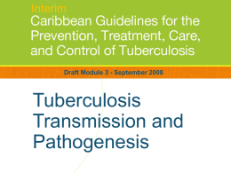 Module 3_Pathogenesis TB DISEASE