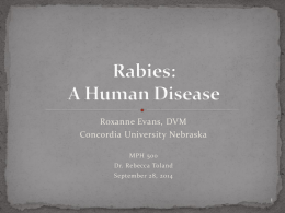Rabies, 2014
