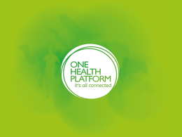 OHP Logo + slogan - One Health Platform