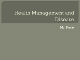 Health Management and Disease