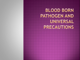 Blood AND Body Fluids - Augusta County Public Schools