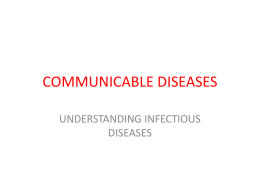 communicable diseases - Southwest High School