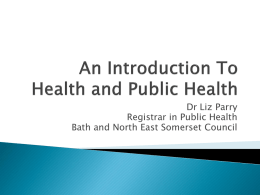 What is Health? - AGW Public Health Network