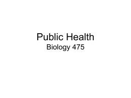 Public Health - Websites at colinmayfield