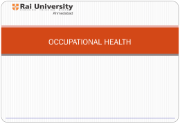occupational diseases