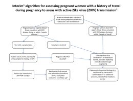Interim 1 algorithm for assessing pregnant women with a