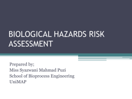 Biological Risk Assessment