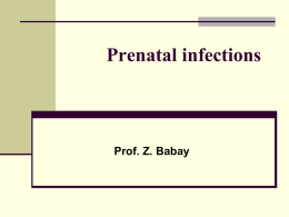 Perinatal infections
