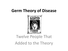 Germ Theory of Disease