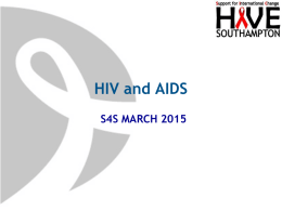 HIV and AIDS