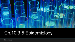 Ch 10.3-5 Epidemiologyx