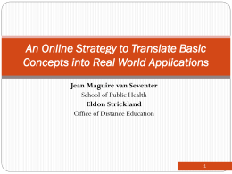 An Online Strategy to Translate Basic Concepts into Real World