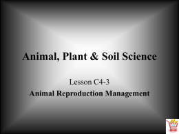 Animal Science II #3