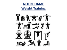 Weight Training Power Point