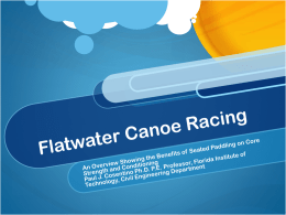 Flatwater Canoe Racing - My FIT (my.fit.edu)