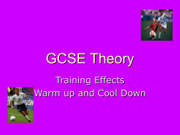 GCSE theory (trainign effects)