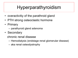 Hyperparathyroidism