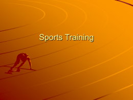 Benefits of Sports Training
