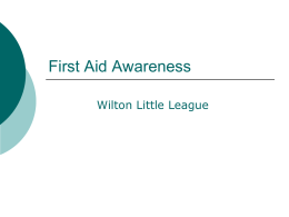 First Aid Awareness - LeagueAthletics.com