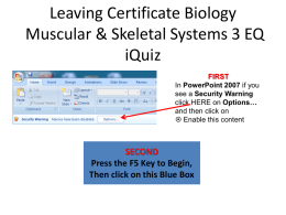 Leaving Certificate Biology Topic iQuiz