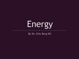 Energy - DrBerg.com