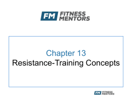 Chapter 13 - Fitness Mentors