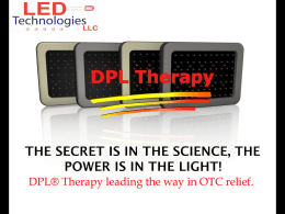 The Secret is in the Science, the Power is in the Light!