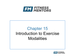 Chapter 15 - Fitness Mentors
