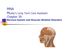 Ch 34, Nervous & Musculoskeletal