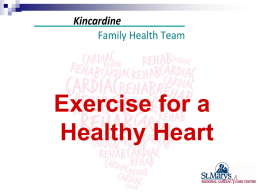 Physical Activity - Kincardine Family Health Team