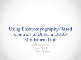 Using Electromyography-Based Controls to Direct a LEGO
