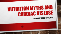Myth 3: Low fat diet is best for Improving Heart Disease