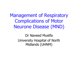 Respiratory Management (Workshop) -Dr
