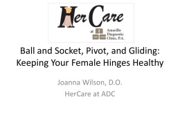 Ball and Socket, Pivot, and Gliding: Keeping Your Female Hinges