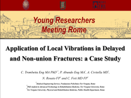 Local Vibrations - Young Researcher Meeting