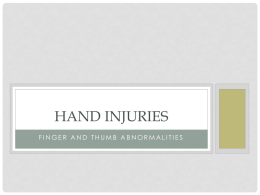 Hand Injuries - KCSD Connect