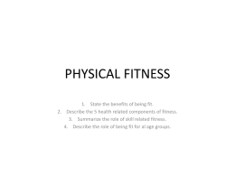 physical fitness - Montgomery County Schools