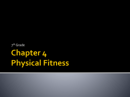 Chpater 4 Physical Fitness