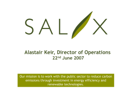 Alastair Keir, Salix Finance