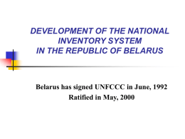 Belarus - unfccc