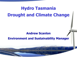 Hydro Tasmania Vision and Goals