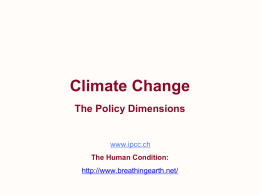 1203 Lecture, Climate Policy