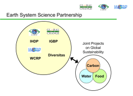 Earth System Science Partnership (ESSP).