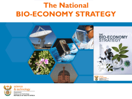 Bio-Economy Strategy - Amazon Web Services