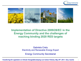 Implementation of Directive 2009/28/EC_Cretu