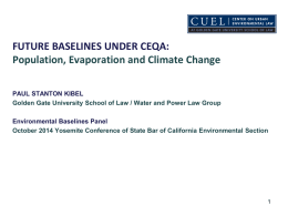 California Bar Environmental Law Conference Presentation