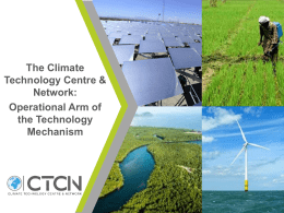Technical support for transformational mitigation actions